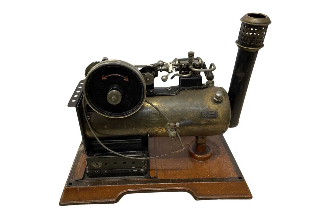 A vintage Marklin stationary steam engine, stamped to base A W Gamage, Holborn, London - Image 1 of 3