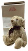 A boxed limited edition Steiff German Collector's 1996 Teddy Bear Blond 43, with certificate. Number