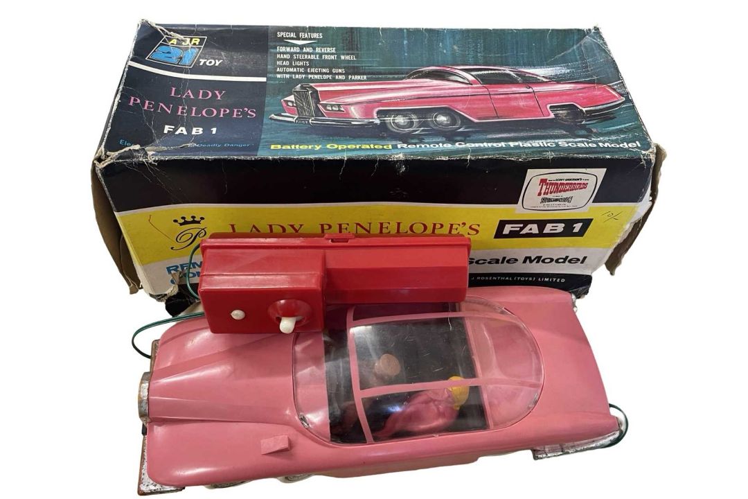 A remote controlled Lady Penelope's Fab 1 by J Rosenthal Toys, in original box - Image 1 of 2