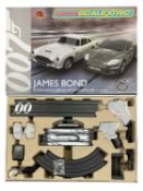 A James Bond Micro Scalextric Set - Aston Martin DB5 and Aston martin DB5