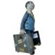 A tinplate clockwork figure, 'El Estudiante'. Some losses to paintwork and light areas of rust, - Image 3 of 4