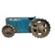 A Triang pressed steel clockwork tractor with key - Image 2 of 6