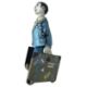 A tinplate clockwork figure, 'El Estudiante'. Some losses to paintwork and light areas of rust, - Image 1 of 4