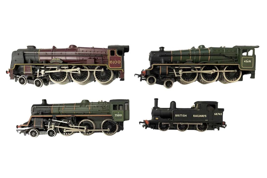 Four 00 gauge locomotives by Palitoy Mainline, to include: - Royal Scot 6100 - Orion 45691 - BR