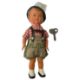 A clockwork dancing Austrian boy in Leiderhosen, with original key. - Image 1 of 2