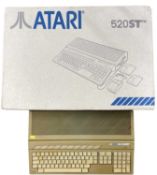 A boxed Atari 520ST console