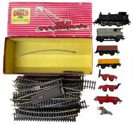 A mixed lot of various Hornby Dublo 00 gauge rolling stock, held within an original box.