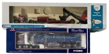 A pair of large scale Limited Edition Corgi vehicles, to include: - CC12905: Scania Topline