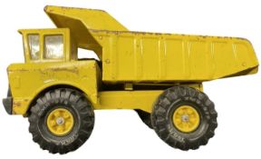 A large pressed steel Tonka dump truck
