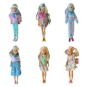 Six various 1980s Sindy dolls