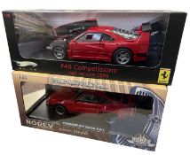 A pair of boxed 1:18 scale model cars, to include: - P40 Ferrari Competizione Test Version (1989) by