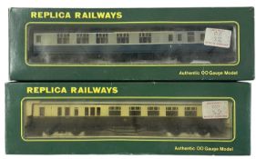 A pair of boxed Replica Railways 00 gauge rail corridors