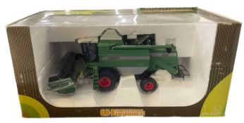 A boxed Universal Hobbies 1:32 scale model Fendt 5250E Combine Harvester