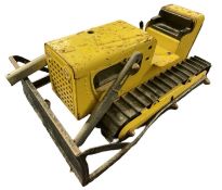 A large pressed Steel Tonka bulldozer