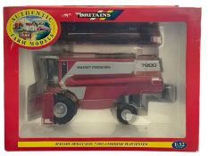 A boxed Britains 1:32 scale model Massey Ferguson 7200 Combine Harvester
