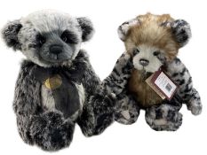 CHARLIE BEARS: CB124902, Brodie and CB171771B, Tatum. Designed by Isabelle Lee, with original