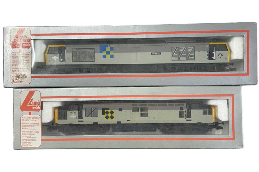 A pair of boxed Lima 00 gauge Diesel Locos, to include: - Class 60 60001 'Steadfast' P162 KER -