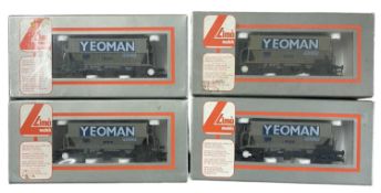 Four boxed 00 gauge Lima Hopper Wagons, 'Yeoman Procor'