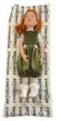 A 2016 Zwergnase Sabia artist designed vinyl doll, by Nicole Marschollek-Menzner (incorrect boots)