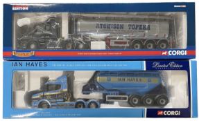 A pair of large scale Limited Edition Corgi lorries, to include: - CC12814 Scania T Cab General