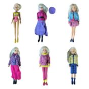 Six various 1980s Sindy dolls