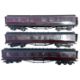A trio of 0 gauge Basset Lowke LMS rail corridors in maroon livery. Some wear to paintwork and small - Image 2 of 4