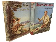 CAPT. W E JOHNS: 2 Titles: BIGGLES FLIES AGAIN, London, Thames Publishing, ND. In original clipped