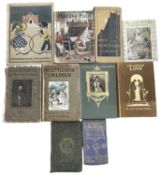 10 Decorative Juvenile books, Early 20th Century. Including Holiday House by Catherine Sinclair.