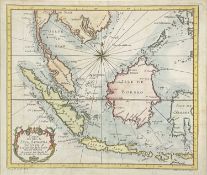 Bellin: JN: Map of Java, Sumatra, Borneo mid 18th Century