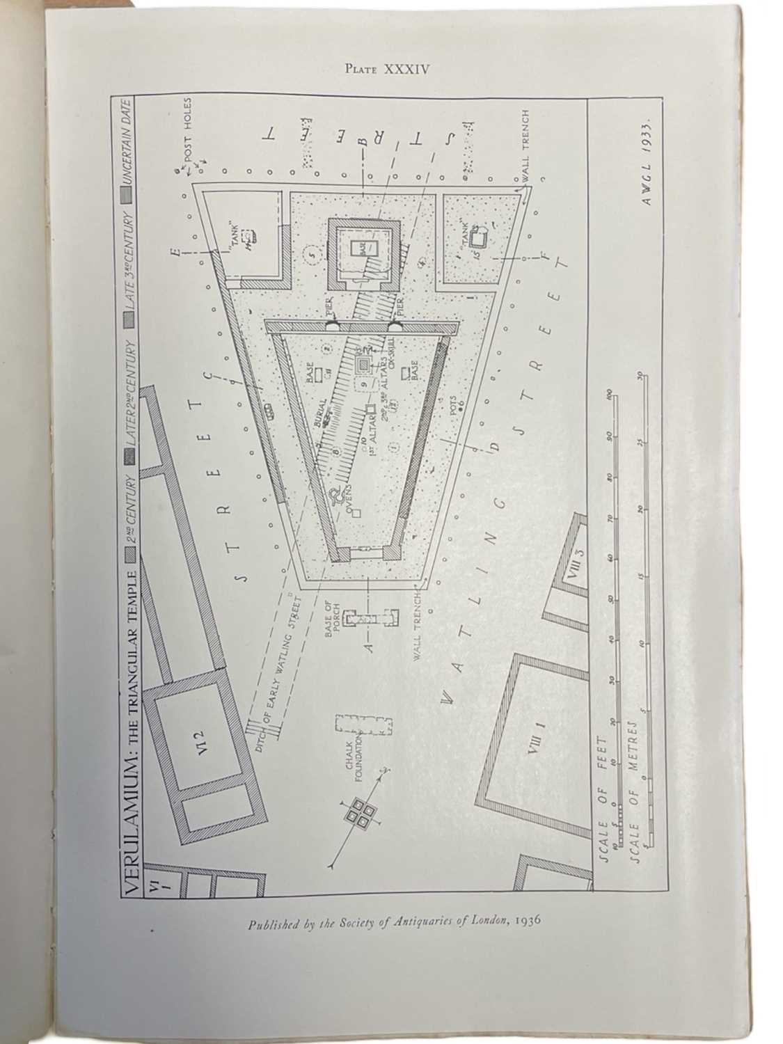 R E M WHEELER AND T V WHEELER: REPORTS OF THE RESEARCH COMMITTEE OF THE SOCIETY OF ANTIQUARIES OF - Image 4 of 6