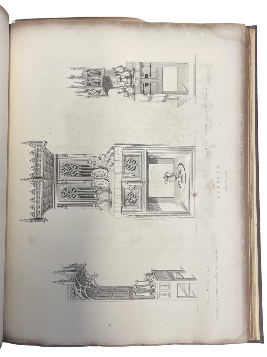 HENRY SHAW (Illus) AND SIR SAMUEL RUSH MEYRICK: SPECIMENS OF ANCIENT FURNITURE, London, William - Image 6 of 6