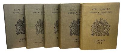 ROYAL COMMISSION ON HISTORICAL MONUMENTS (ENGLAND) - AN INVENTORY OF HISTORICAL MONUMENTS IN LONDON: