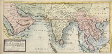 Moll: Herman: Hand Coloured Map of the East Indies c.1736