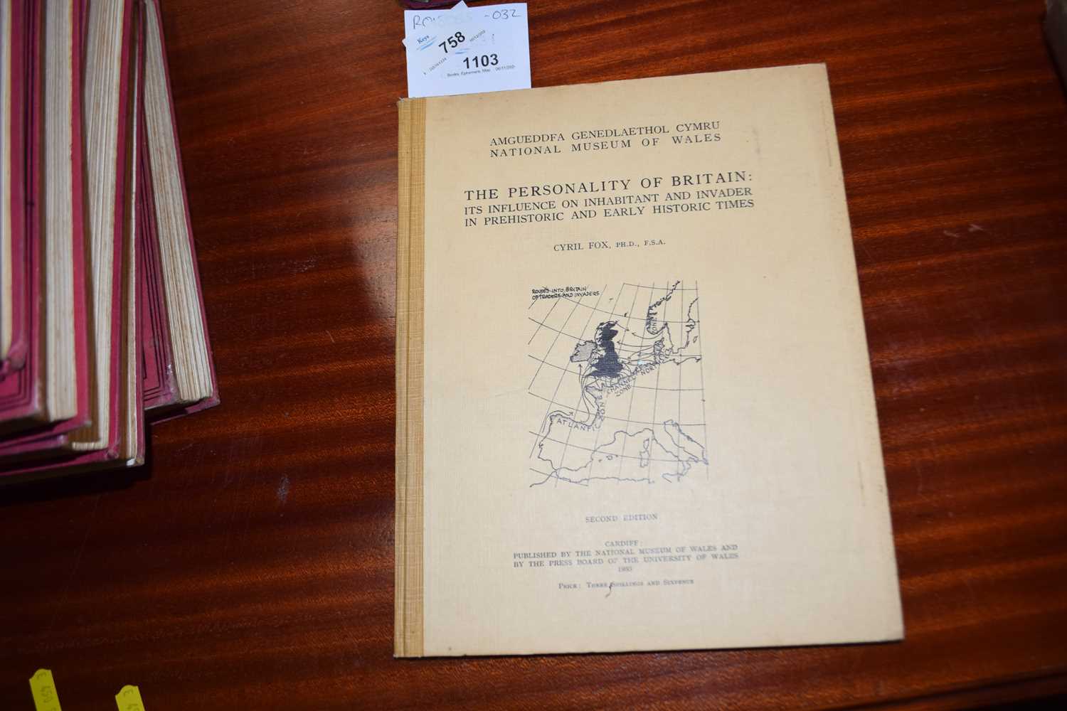 CYRIL FOX: THE PERSONALITY OF BRITAIN: ITS INFLUENCE ON INHABITANT AND INVADER IN PREHISTORIC AND - Image 4 of 6