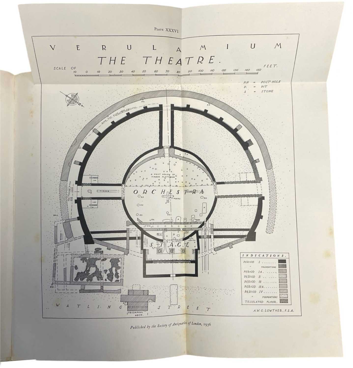 R E M WHEELER AND T V WHEELER: REPORTS OF THE RESEARCH COMMITTEE OF THE SOCIETY OF ANTIQUARIES OF - Image 5 of 6
