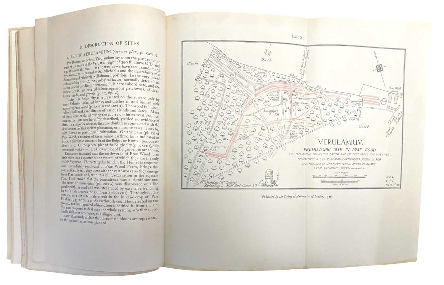 R E M WHEELER AND T V WHEELER: REPORTS OF THE RESEARCH COMMITTEE OF THE SOCIETY OF ANTIQUARIES OF - Image 3 of 6