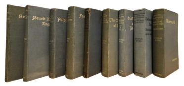 CHURCH DECORATIONS AND ORNAMENTS: 9 Titles: FRANCIS BOND: WOOD CARVINGS IN ENGLISH CHURCHES - I