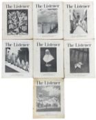 Seven copies of THE LISTENER: Nos 1390 - 1396, 1955. Published by The British Broadcasting