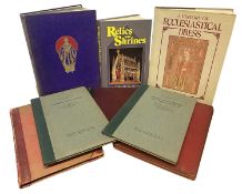 ECCLESIASTICAL ARTEFACTS, DRESS ETC: 8 Titles: DAVID SOX: RELICS AND SHRINES, London, George Allen