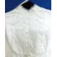 A circa 1960's/70's wedding dress with lace detail to front, frilled cuffs and hem with train - Image 2 of 7