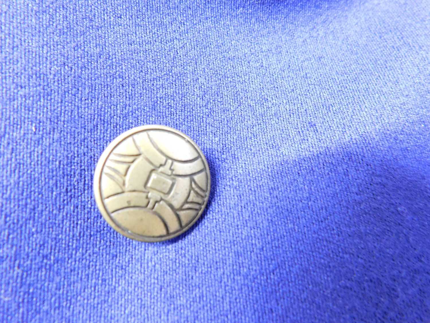A lady's Versace 'Versus'two piece suit, the crossover button front cropped jacket, withfront flap - Image 6 of 10