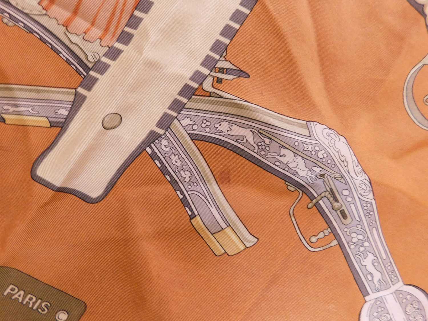 An Hermes 'Diane' scarf, in shades of brown, approx. 87 x 87cm - Image 3 of 6
