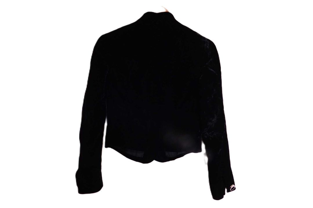 A Christian Dior Boutique, London, velvet jacket, single breasted with button front and small - Image 2 of 10