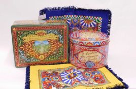 Dolce & Gabanna: two printed cotton placemats with fringed border, each approx. 32 x 43cm,