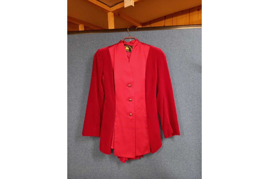 Three lady's coats, to include a cream wool blend coat by Marks & Spencers size 14, a red double - Image 2 of 2