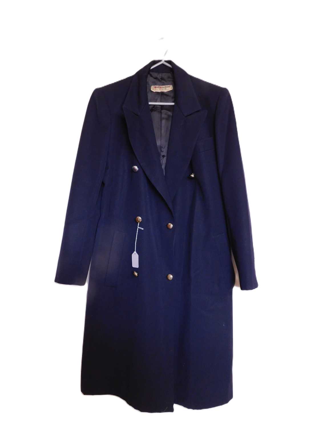 Two Yves Saint Laurent Rive Gauche jackets, to include a black satin single breasted pyjama style - Image 2 of 13