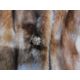 A lady's brown fur jacket, with hook fastening and faux buttons, with front slit pockets - Image 3 of 3