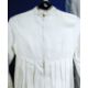 A circa 1960's/70's wedding dress with lace detail to front, frilled cuffs and hem with train - Image 3 of 7