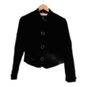 A Christian Dior Boutique, London, velvet jacket, single breasted with button front and small