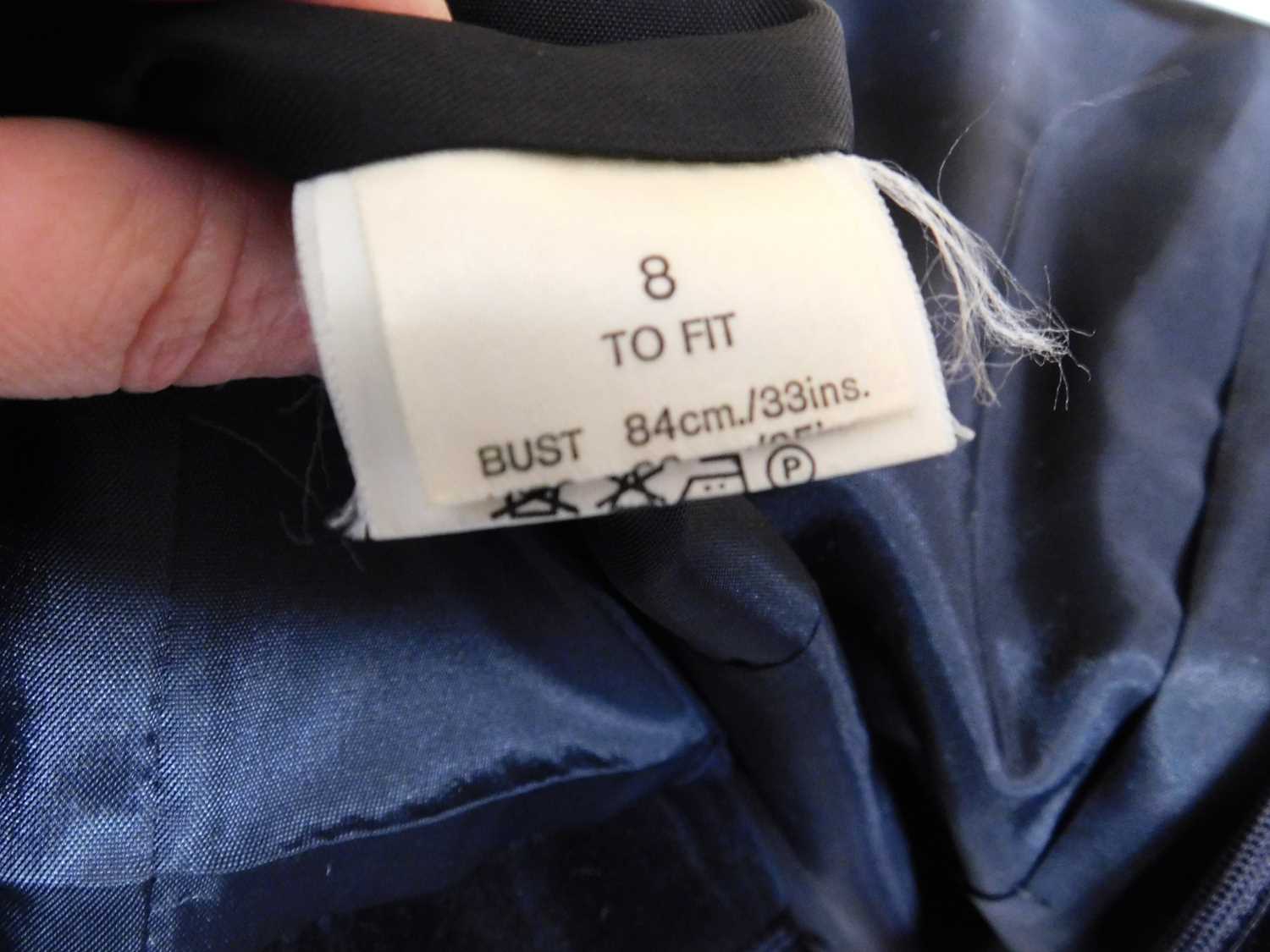 A lady's black velvet Jaeger jacket size 8 together with a pair of Gerard Darel trousers size 38 ( - Image 3 of 3